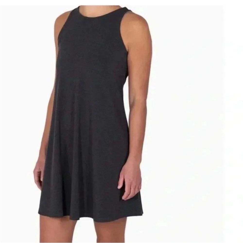 Free Fly Gray Grey Bamboo Flex Swing Tank Dress Size L